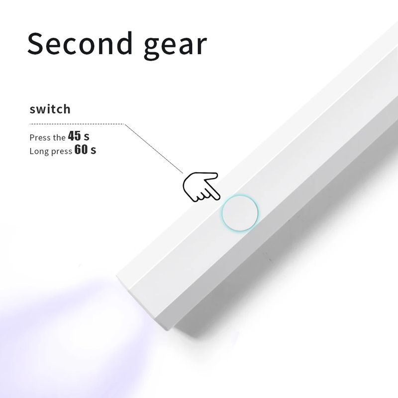 Portable Handheld Mini Nail Lamp For All Gel Polish Quick Dry USB Nail Dryer Machine UV LED Nail Lamp Mini Flashlight Pen