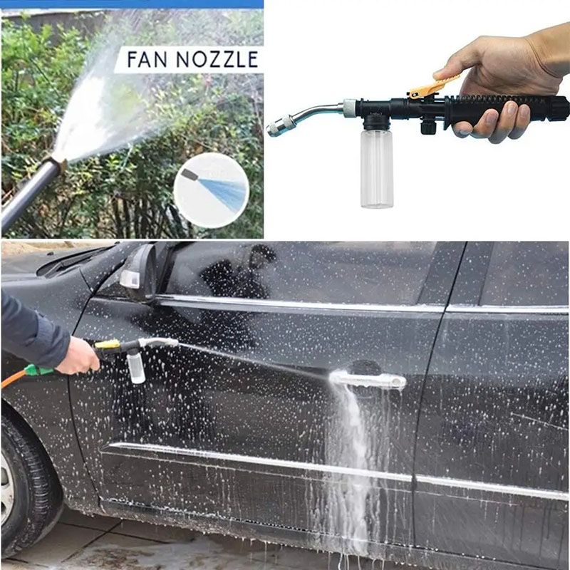 High Pressure Power Water Gun Water Jet Garden Washer Hose Wand Nozzle Spray Watering Spray Sprinkler Atomizing Gun Clean Tools Car Cleaning Tool Kit Auto-Detailing Watering Equipment