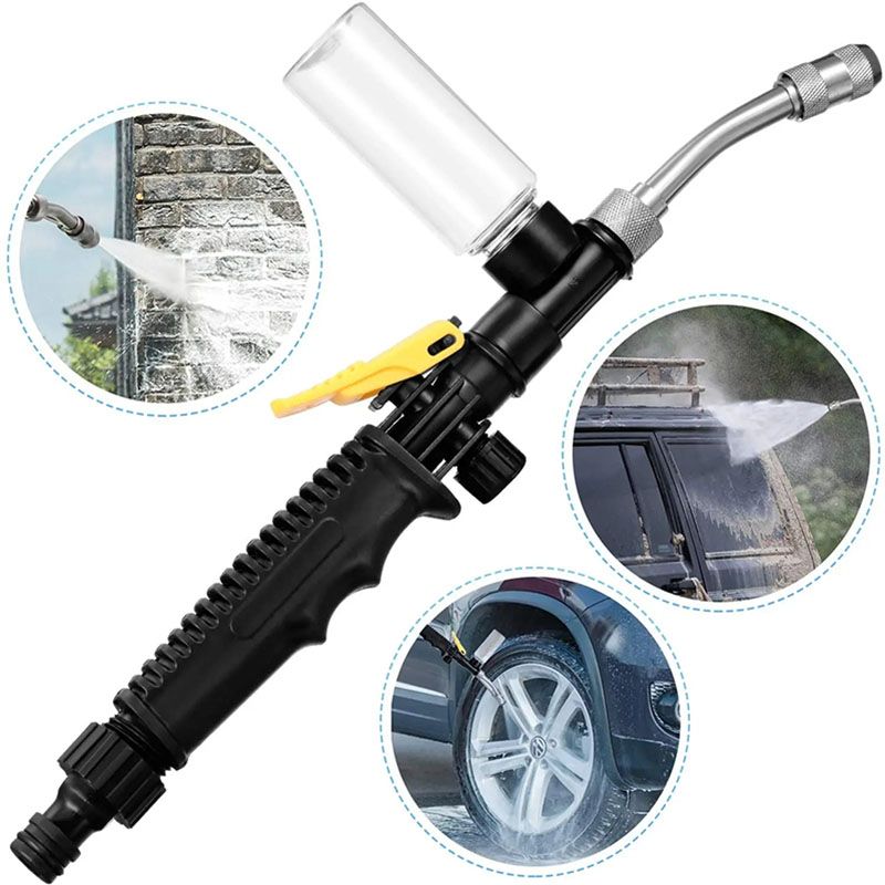 High Pressure Power Water Gun Water Jet Garden Washer Hose Wand Nozzle Spray Watering Spray Sprinkler Atomizing Gun Clean Tools Car Cleaning Tool Kit Auto-Detailing Watering Equipment