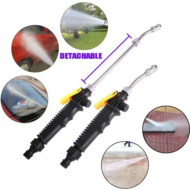 High Pressure Power Water Gun Water Jet Garden Washer Hose Wand Nozzle Spray Watering Spray Sprinkler Atomizing Gun Clean Tools Car Cleaning Tool Kit Auto-Detailing Watering Equipment