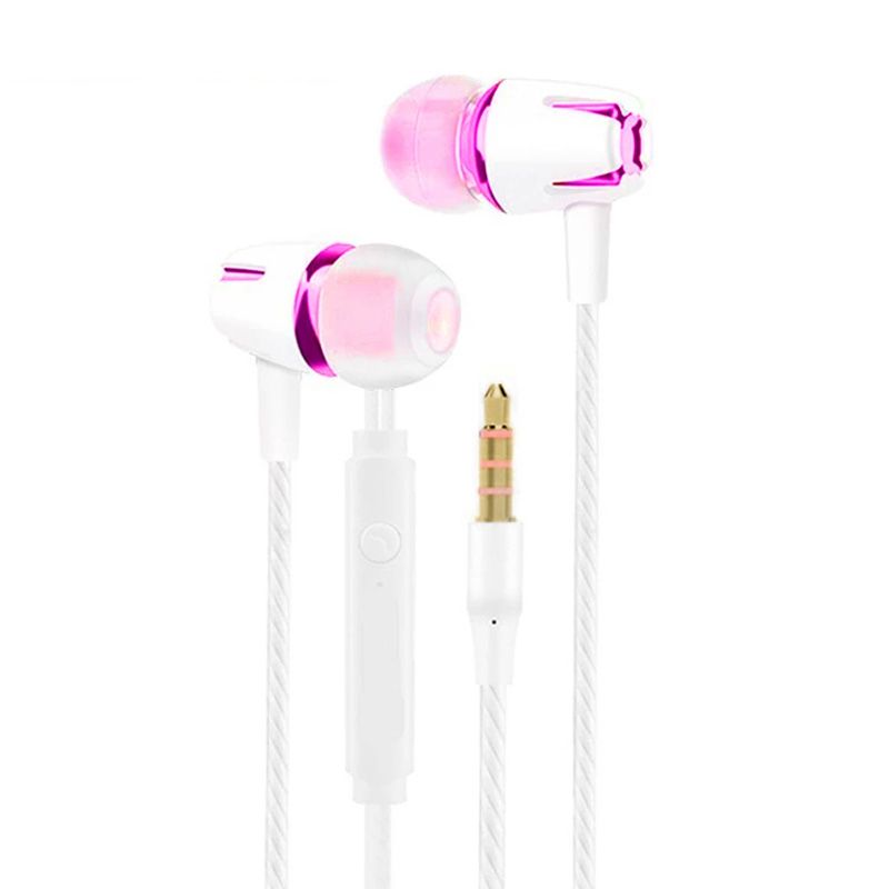 M18 Earphones 3.5mm In-Ear Earbuds Universal 1.2 m stereo Wired Headphones for phone Gaming headset for Samsung Xiaomi