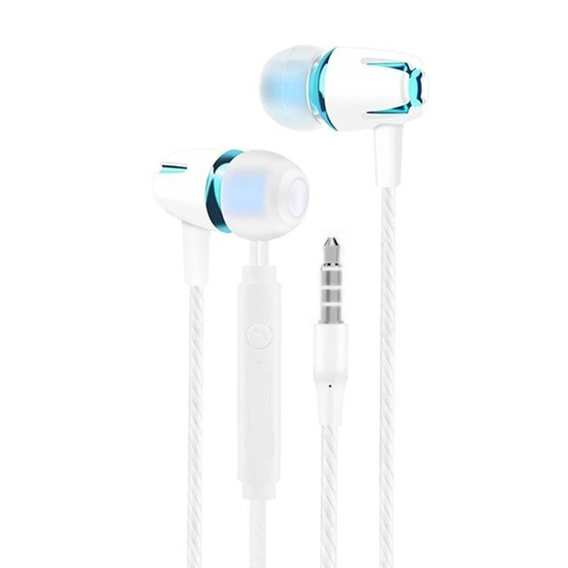 M18 Earphones 3.5mm In-Ear Earbuds Universal 1.2 m stereo Wired Headphones for phone Gaming headset for Samsung Xiaomi