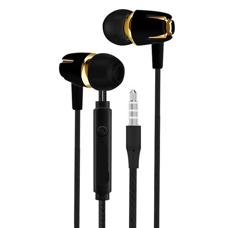 M18 Earphones 3.5mm In-Ear Earbuds Universal 1.2 m stereo Wired Headphones for phone Gaming headset for Samsung Xiaomi