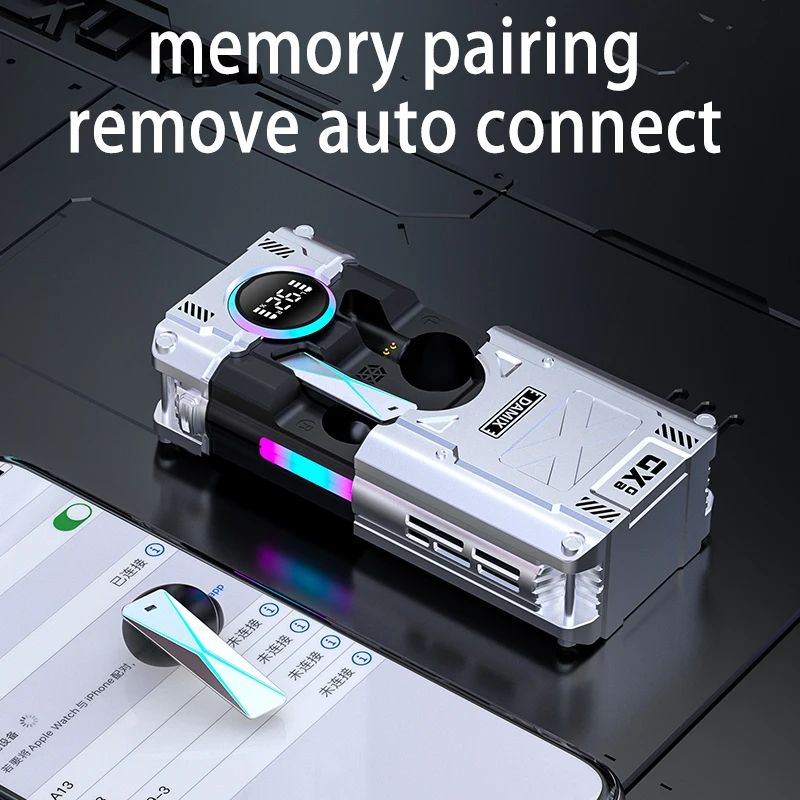 2024 TWS Bluetooth Earphones Noise Canceling Earbuds Wireless Headphones HD Call Stereo Sports Headsets With Mic For Smartphones