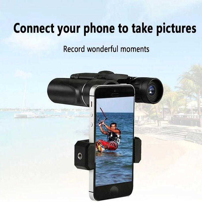 700x25 HD Zoom Portable Powerful Binoculars Long Range BAK4 Telescope Jumelles Folding FMC Binoculars for Hunting Camping Travel