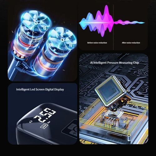 Wireless Car Air Compressor Air Pump Portable Air Pump Electric Tire Inflator Pump for Motorcycle Bicycle Boat AUTO Tyre Balls Inflatable