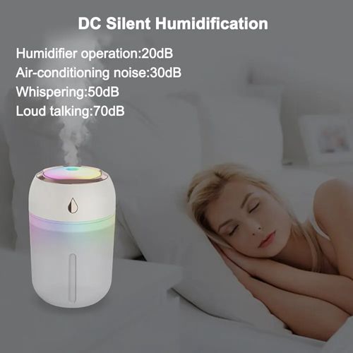 Air Humidifier Portable Mini USB Aroma Diffuser With Cool LED Light Mist For Bedroom Home Car Plants Purifier Humificador 330ml