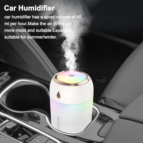 Air Humidifier Portable Mini USB Aroma Diffuser With Cool LED Light Mist For Bedroom Home Car Plants Purifier Humificador 330ml