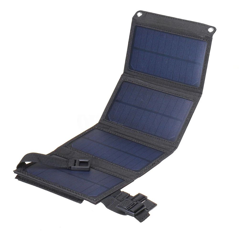 20W USB Waterproof Solar Panel Folding Power Bank for Outdoor Camping Hiking Phone Charger Portable Foldable Solar cell Panel electric power supply equipment