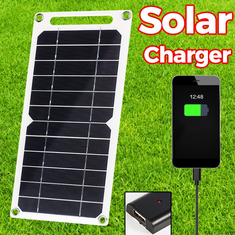 Hot Selling Waterproof 6W 5V Outdoor solar phone charging panel Flexible mini Portable Solar Panel with usb port For Camping Hiking