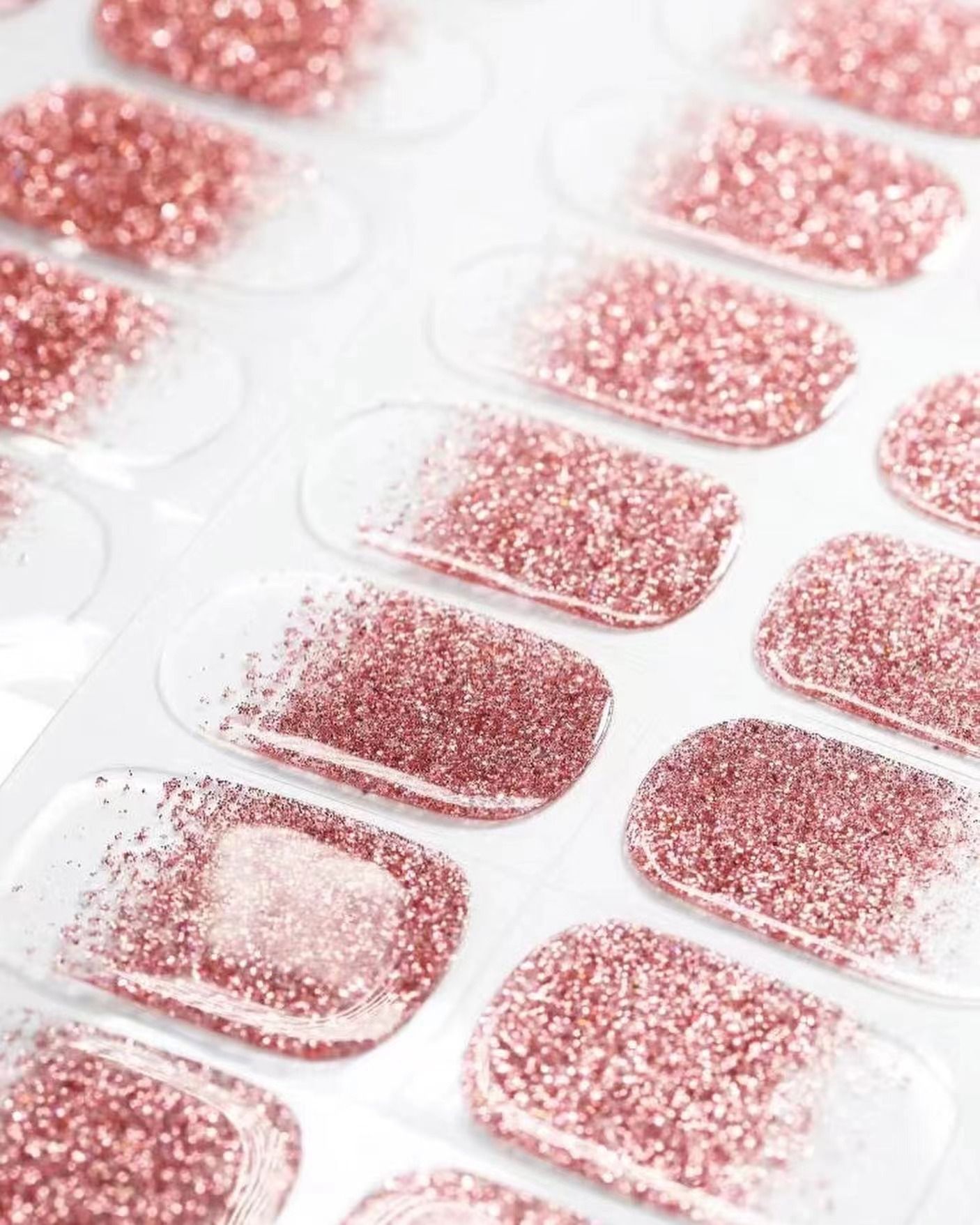 22Pcs Semi Cured Gel Nail Strips Nail Sticker (Non Addict) - Works with Any Nail Lamps, Salon-Quality, Long Lasting, Easy to Apply & Remove