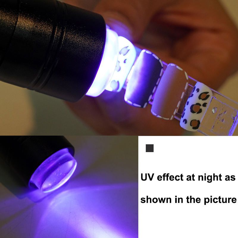 Generic Mini Portable UV lamp New Design Nail Polish Stamper with 12Pcs LED Lights for nails art portable dryer Nails Light