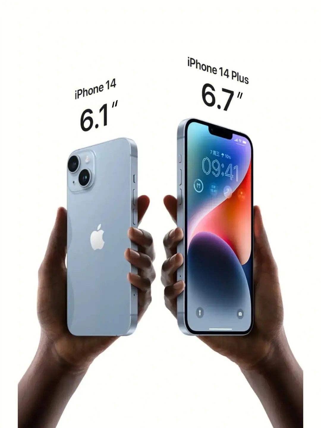 Refurbished Phones iPhone 14 245GB/128GB iPhone 14 Plus Dual SIM 5G Network 6GB RAM Original OLED Screen Support Face ID unlock Smart Phones
