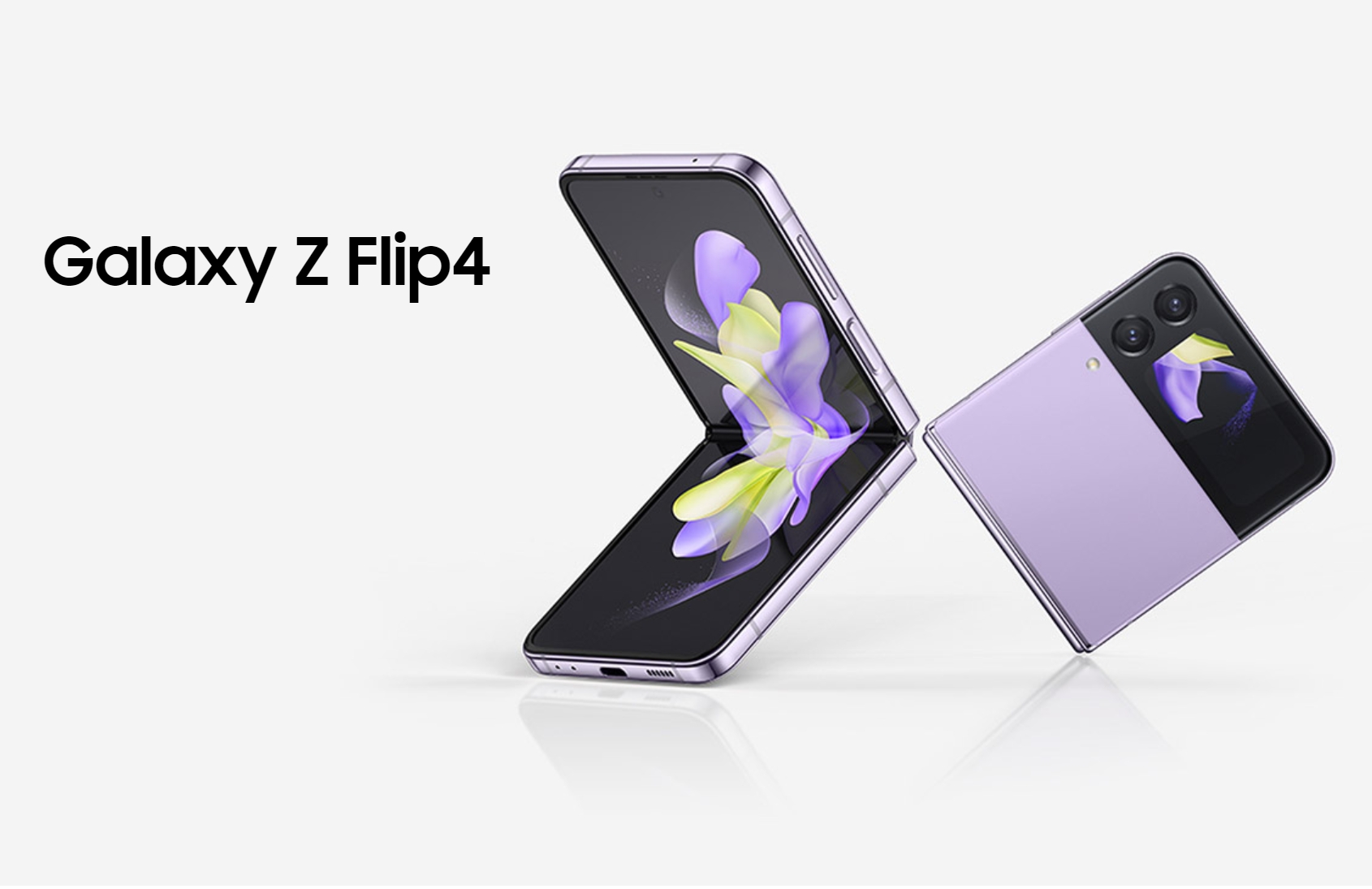 Refurbished Original SAMSUNG Galaxy Z Flip 4 Dual SIM 5G Unlocked Smart Phones 8GB RAM 256GB/512GB Storage 12MP+10MP Fingerprint Face Unlocked Galaxy Z Flip4 8+256GB/8+512GB
