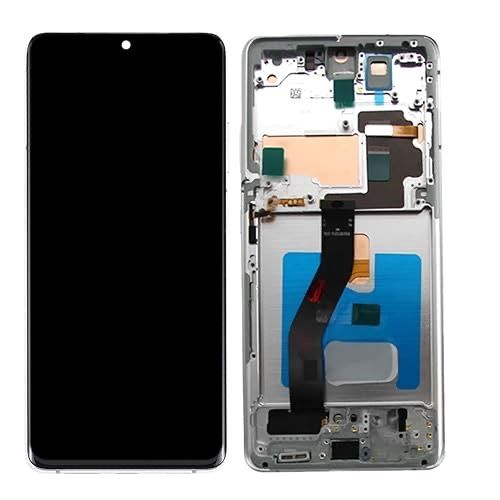 For Samsung S21 Ultra Mobile Phone OLED Screens with Frame Not Original
