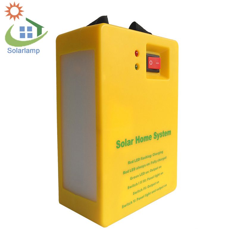 Solar Power Panel Generator Home System Kit With 2 LED Bulbs