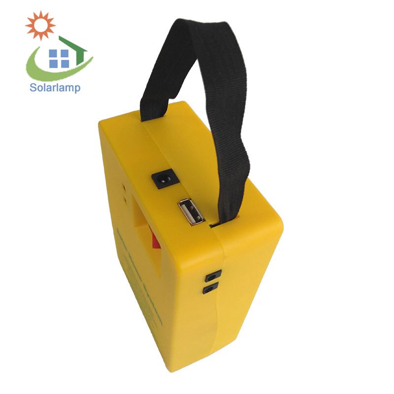 Solar Power Panel Generator Home System Kit With 2 LED Bulbs