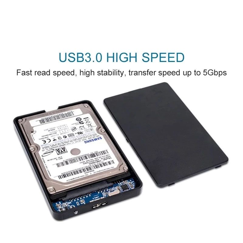 RichRipple Portable External Hard Drive HDD – USB 3.0 for PC, Mac, PlayStation, & Xbox External HD Hard Disk Black 320G