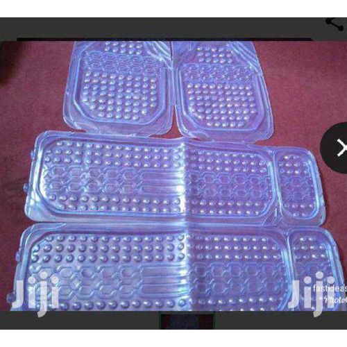 7 Seater Clear Car Floor Mats - All Weather Rubber Car Floor Mats