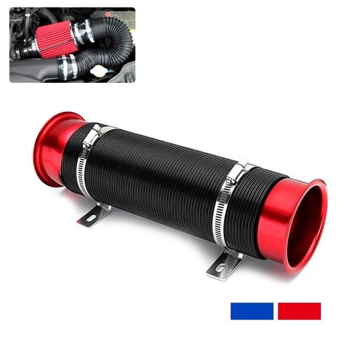 Universal Cold Air Intake Pipe Sport Air Intake Pipe 76mm