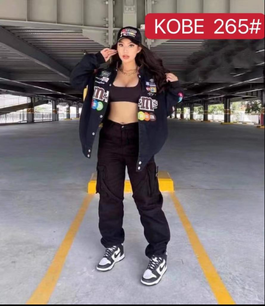 Baddie 2pcs College Jacket + pants set