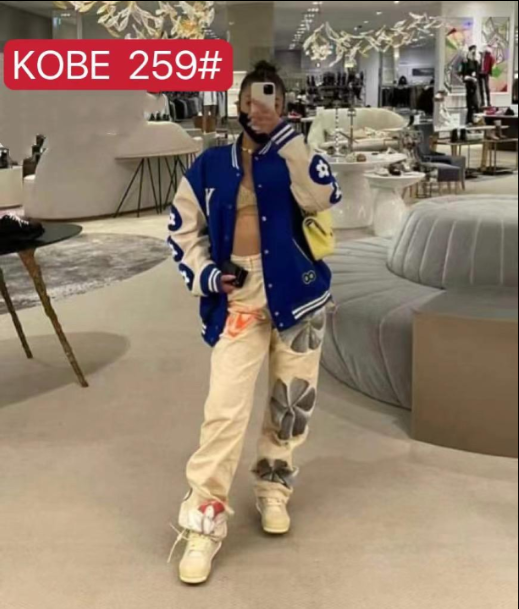 Baddie 2pcs College Jacket + pants set