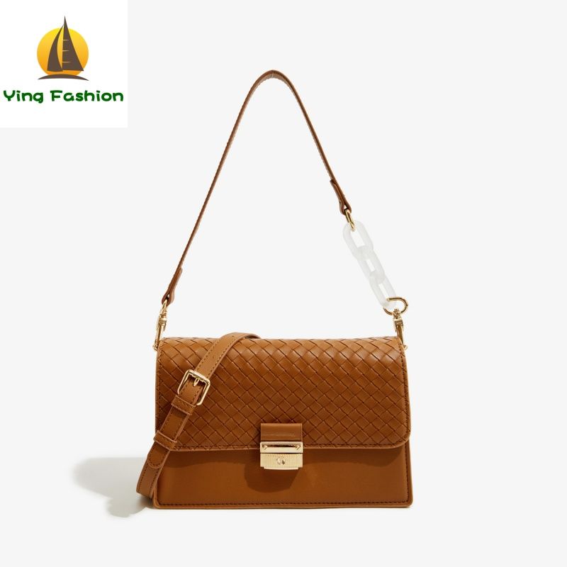 Ying Fashion 1PC Hot Sale New Design High Quality PU Leather Top-handle Bag Shoulder Bag for Women Lady