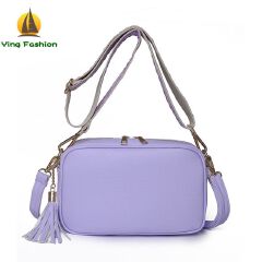 Ying Fashion 1PC Women Shoulder Bag with Two Diffeerent Shoulder Belts  PU Material for Ladies Casual