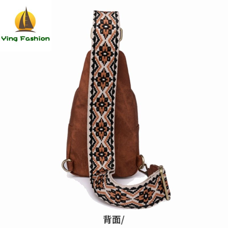 Ying Fashion 1PC Retro Body Bag Women's Fanny Pack Women's Stylish Chest Bag Casual Outdoor Travel Crossbody Bag