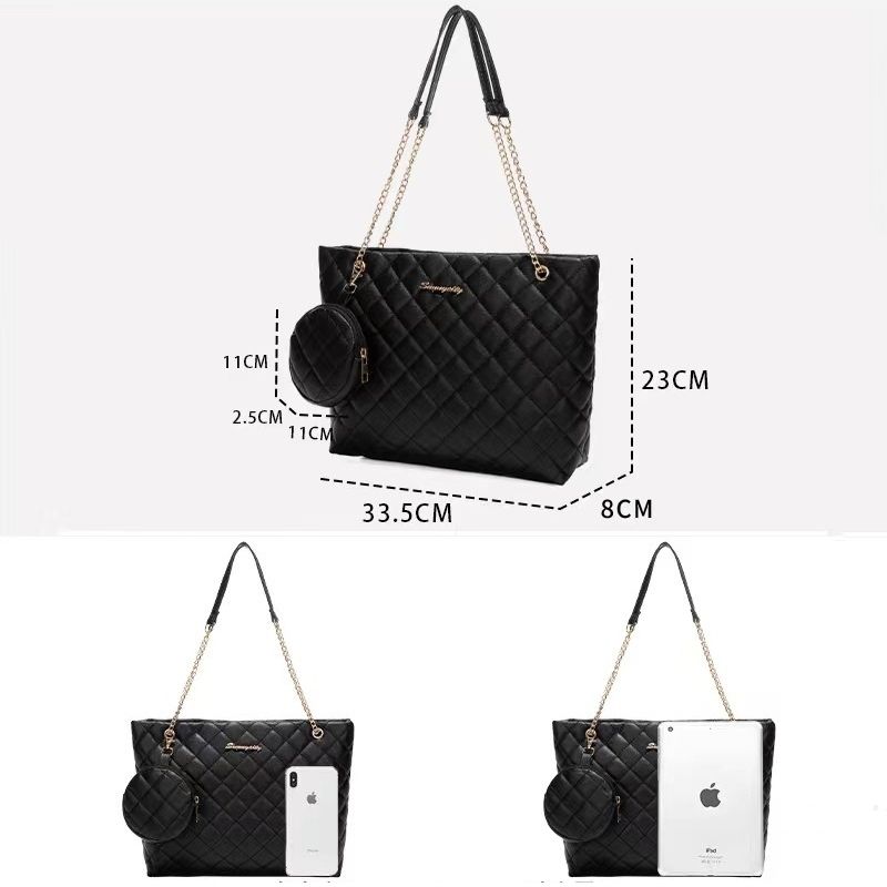 Bags Women Bags Handbags 2 PCS Tote Bags Ladies Bags 2 in 1 Purse Shoulder Bags