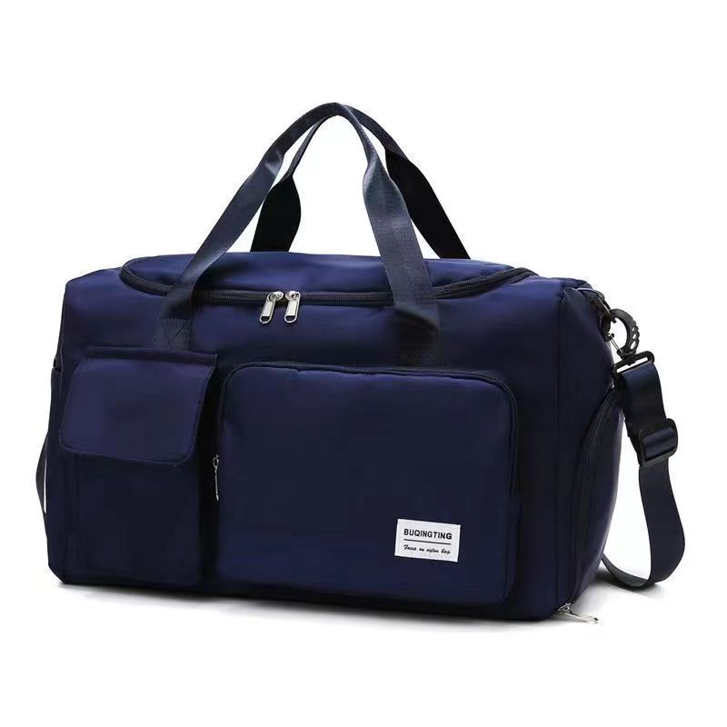 Unisex Nylon Waterproof Large Capacity Travel Tote Duffle Bag Messenger Bag Component Fashion Crossbody Bag Gym Bag