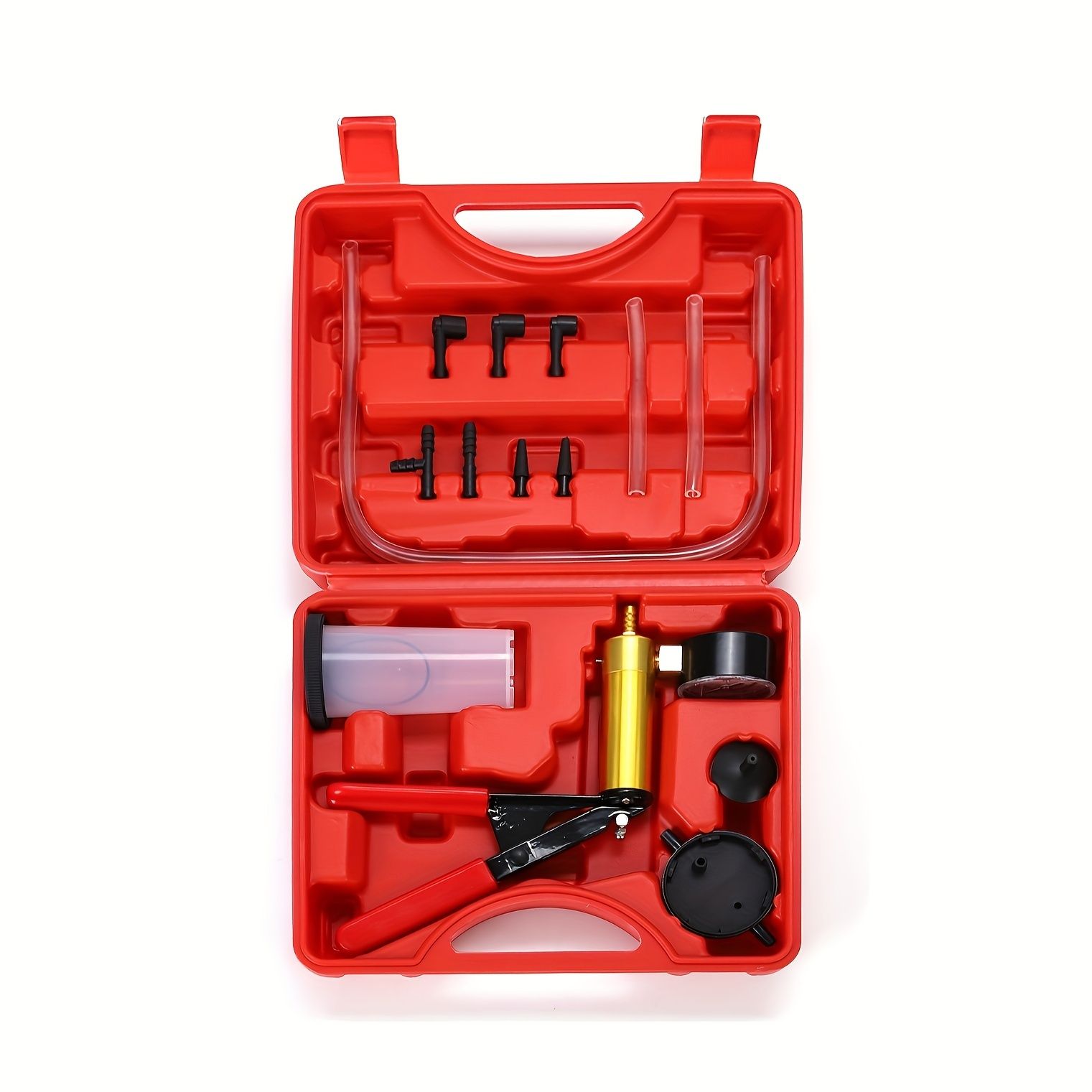 Manual Vacuum Pump Car Brake Oil Car Repair Replacement Tool Set Small Air Pump Manual Suction Gun