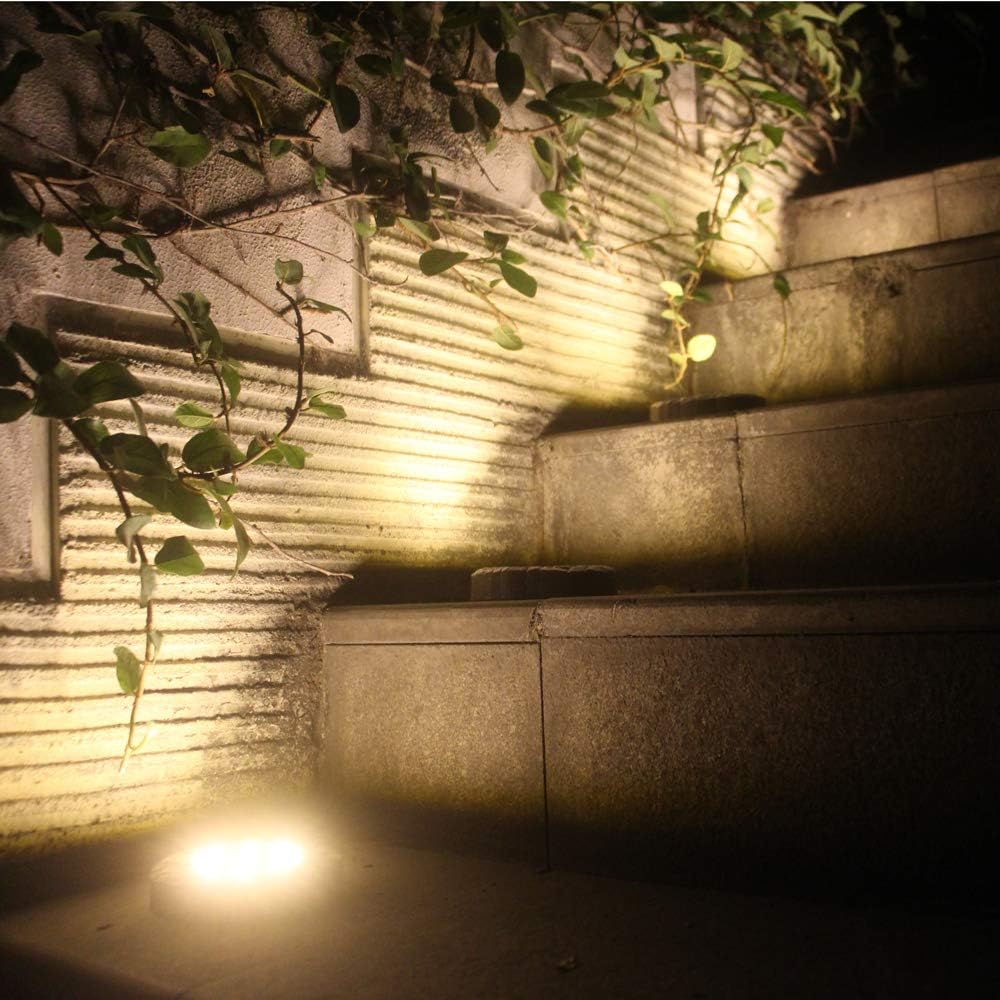 Solar Outdoor Lights for Landscape Lighting, Garden Lights, Yard Lights, Driveway Lights - Solar Pathway Lights -4 Packl White)