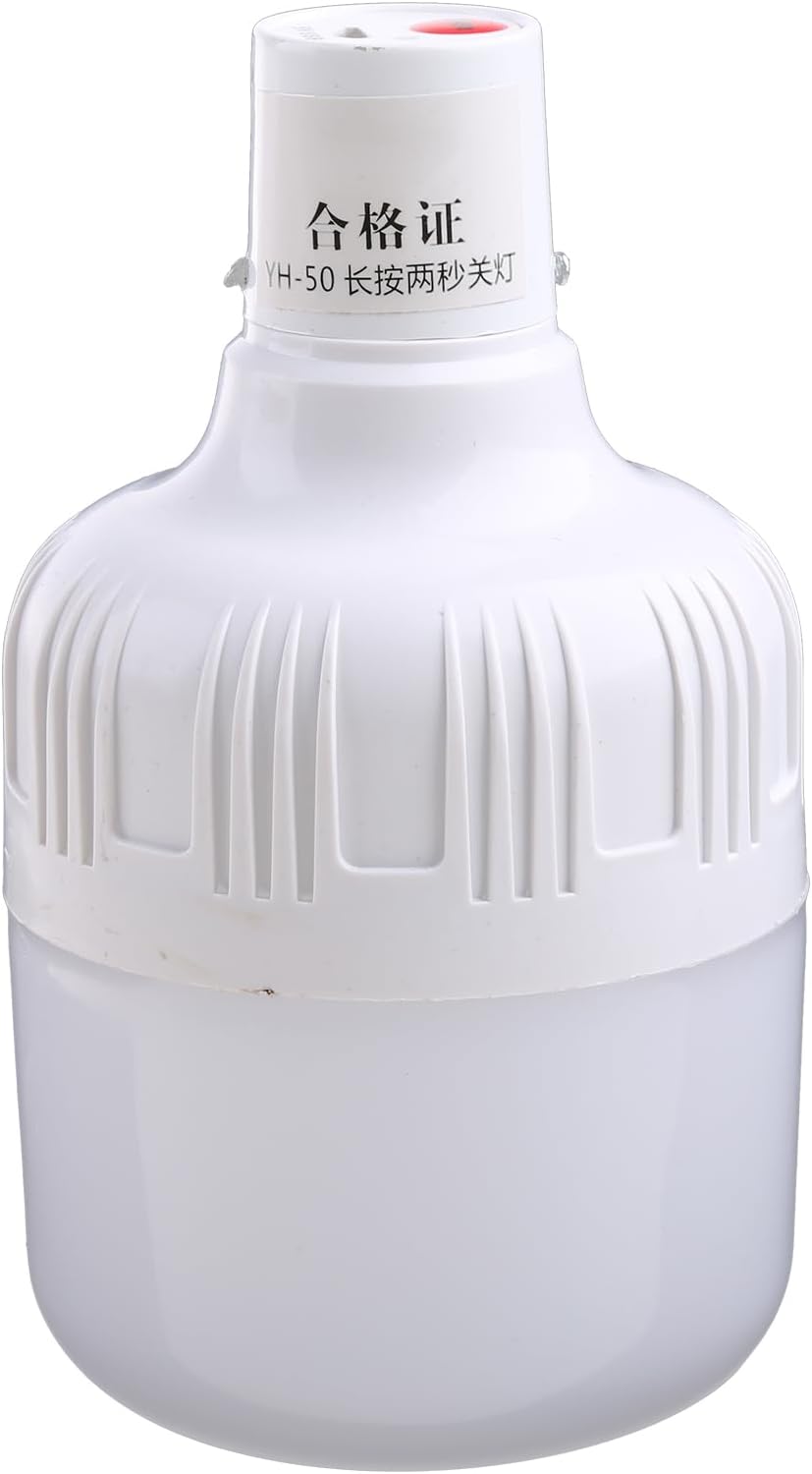 DP LIGHT 20W Portable Solar LED Light Bulb Rechargeable Solar Lamp for Outdoor Lighting Fishing Camping Chicken Coop Lamp Lights Solar Camping Lights for Outdoor Garden Tents