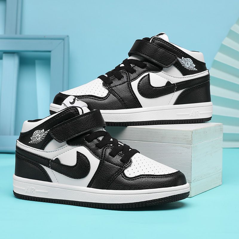 Boy Shoes Casual Girl Kids Sneakers High Top Basketball Shoes Children Sport Shoes Skateboard Shoes Children's Board Shoes New Girls' Sports Shoes