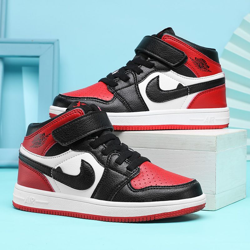 Boy Shoes Casual Girl Kids Sneakers High Top Basketball Shoes Children Sport Shoes Skateboard Shoes Children's Board Shoes New Girls' Sports Shoes