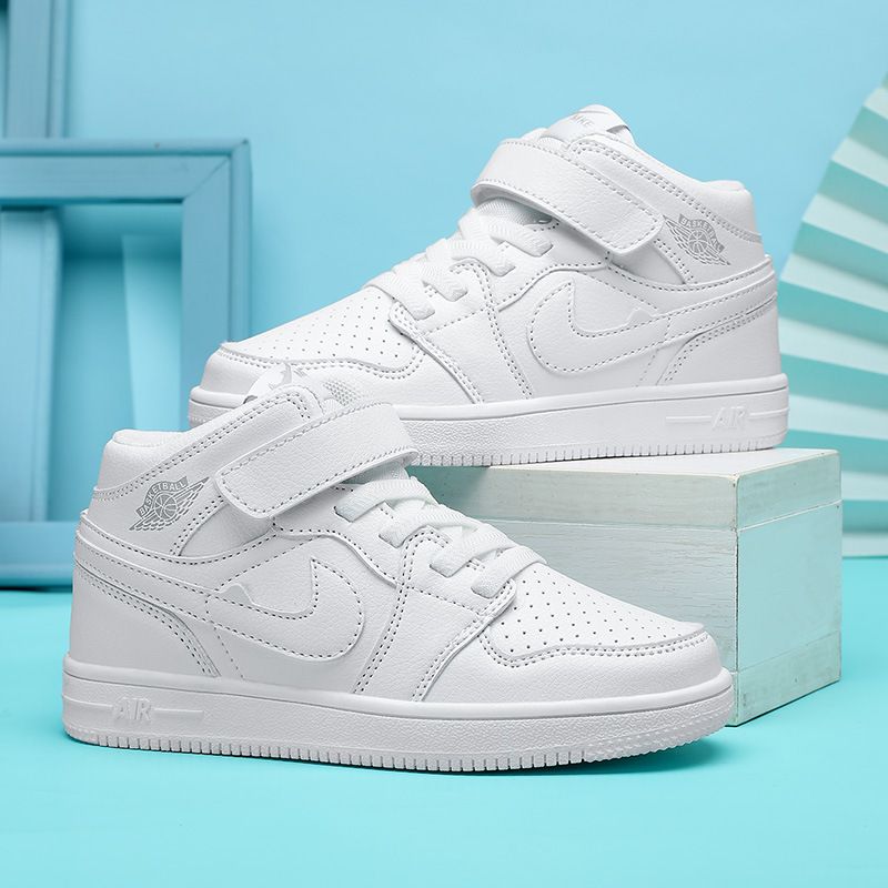 Boy Shoes Casual Girl Kids Sneakers High Top Basketball Shoes Children Sport Shoes Skateboard Shoes Children's Board Shoes New Girls' Sports Shoes
