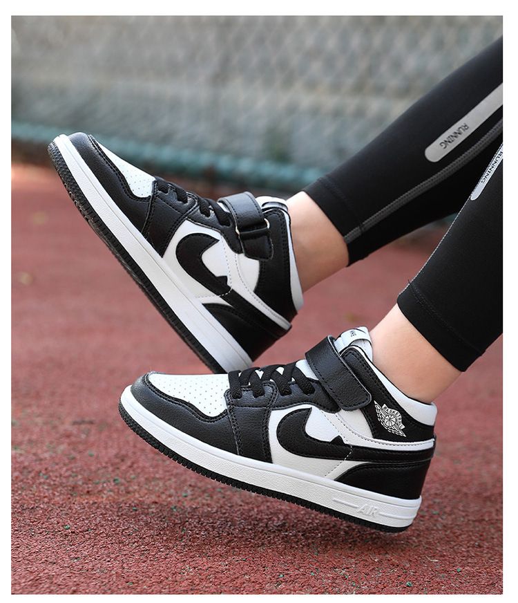 Boy Shoes Casual Girl Kids Sneakers High Top Basketball Shoes Children Sport Shoes Skateboard Shoes Children's Board Shoes New Girls' Sports Shoes