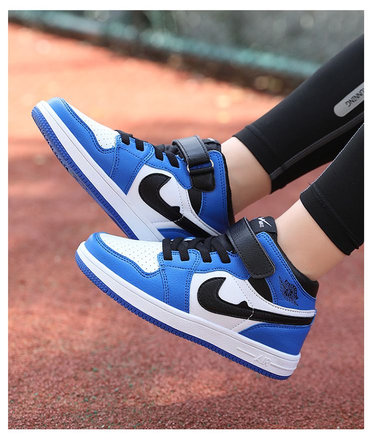 Boy Shoes Casual Girl Kids Sneakers High Top Basketball Shoes Children Sport Shoes Skateboard Shoes Children's Board Shoes New Girls' Sports Shoes