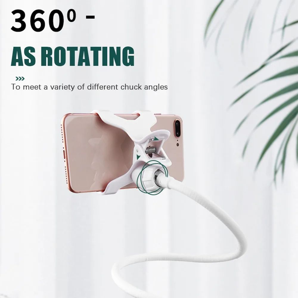 Universal Mobile Phone Holder Adjustable Cell Phone Clip Lazy Holder Bed Desktop Mount Smartphone Stand support for iPhone iPad