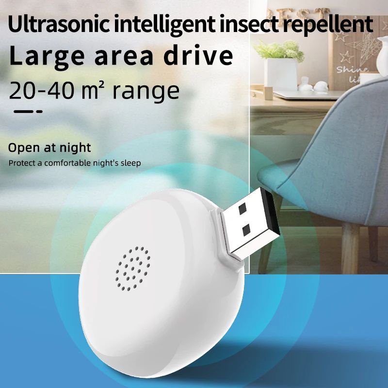 Ultrasonic Pest Repeller Anti Rodent Mice Cockroach Rat Spider Insect USB Plug Mosquito Killer Electronic Repellent