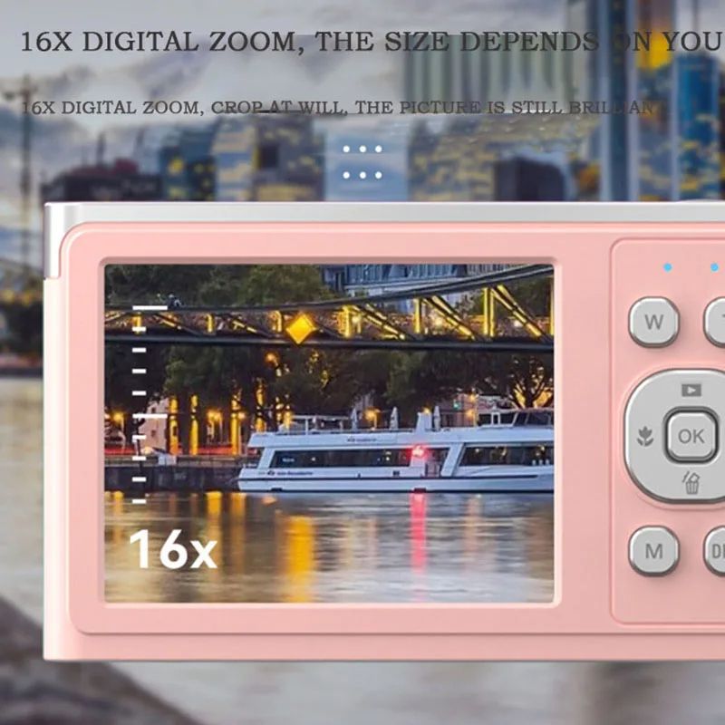 4K Digital Cameras CCD Microcamera 50MP Camara Fotografica Profesional Digital Portable Video Camera COMS 16x Zoom AF 2.88in IPS