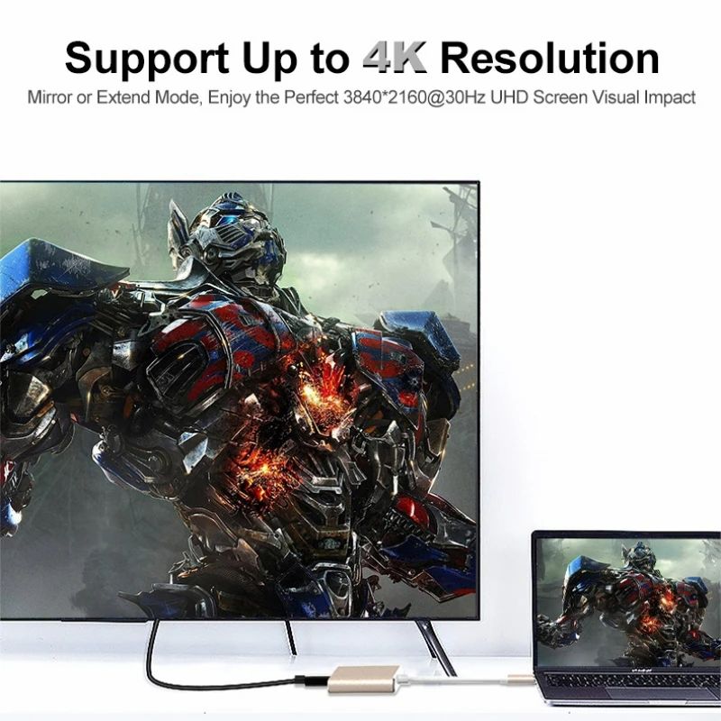 3 in 1 USB-C Hub with 4K HDMI-compatible USB 3.0 Port PD Quick Charging Docking Station for Mac Pro/Air Huawei Samsung Laptop