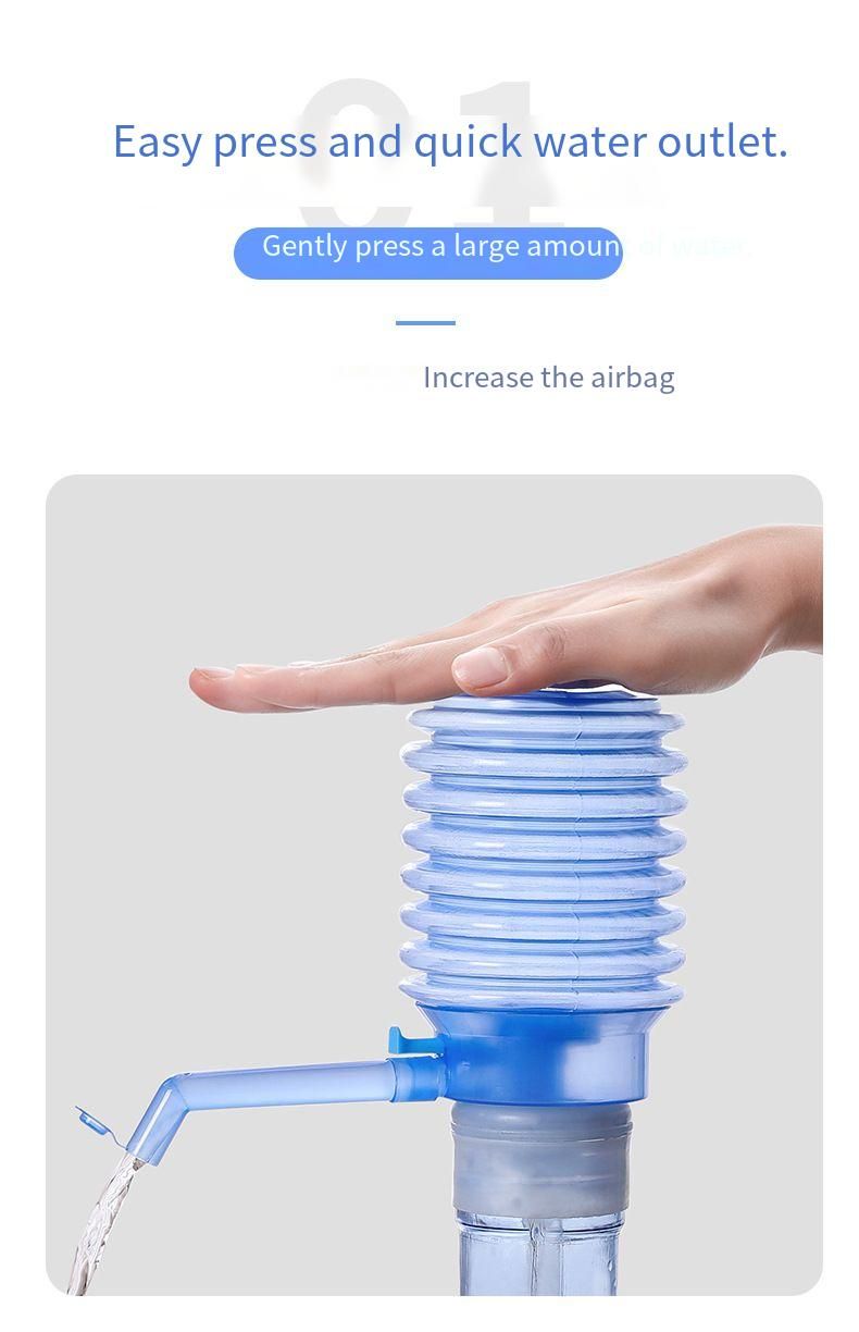 Water dispenser Hand pressure vacuum pump detachable tube manual water pump portable and simple