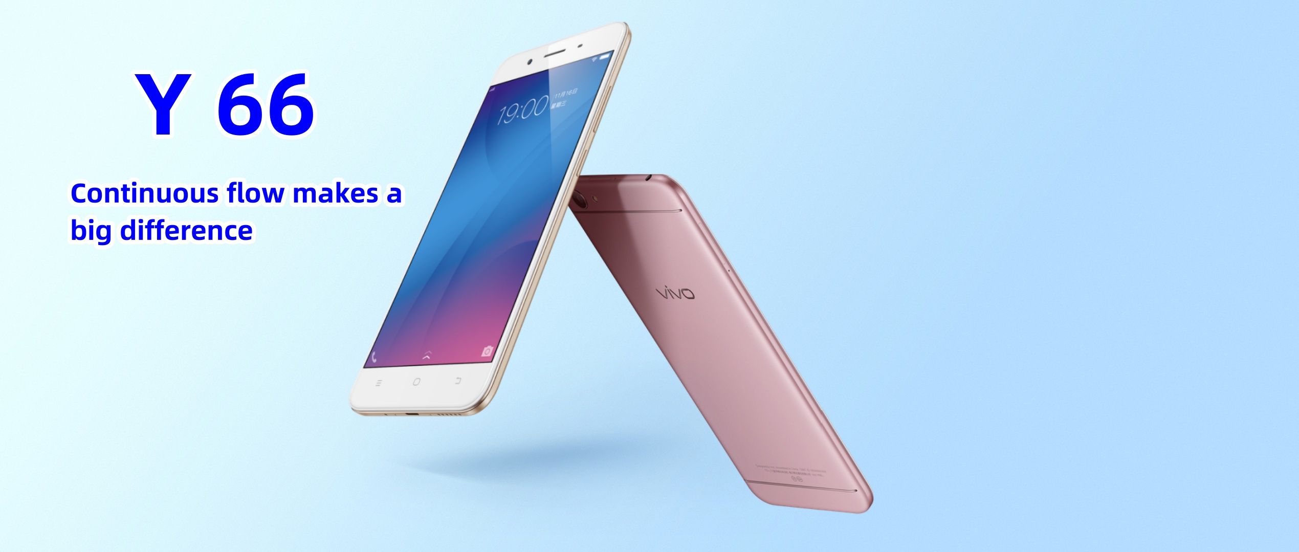 Refurbished VIVO Y66 32GB+3GB smartphone 5.5-inch LED display 2G/3G/4G LTE 13 megapixel +5 megapixel camera 3000 mah battery phone