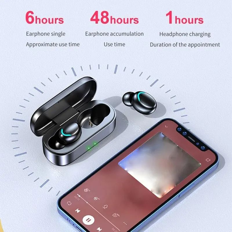S9 Mini Wireless Earphone Bluetooth Headphones Waterproof Touch Control Earbuds High Fidelity Sensitive Stereo Sports Earbud
