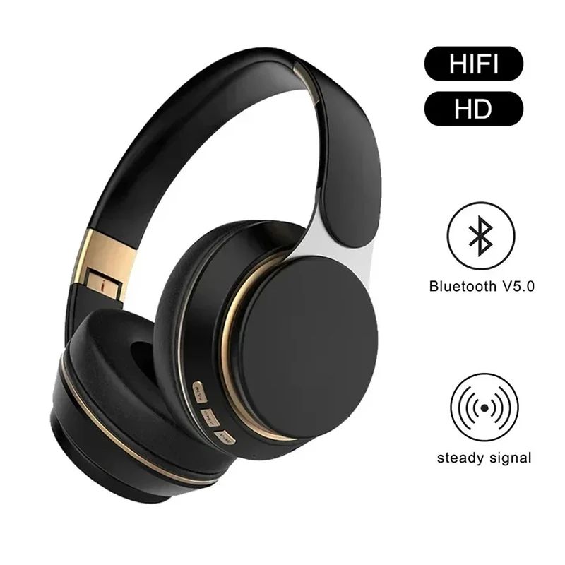 Wireless Bluetooth Headphones 5.0 Foldable Earphones HiFi 9D Bass Stereo Earphone Sport Headset With Microphone Headset