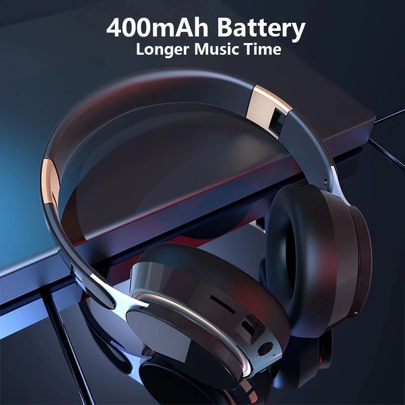 Wireless Bluetooth Headphones 5.0 Foldable Earphones HiFi 9D Bass Stereo Earphone Sport Headset With Microphone Headset