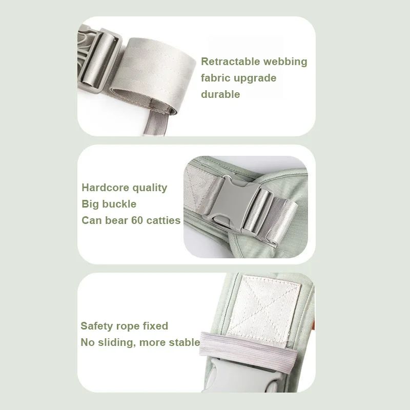 Baby Carrier Newborn Wrap Ergonomic Breathable Child Carrier for Toddler 0-36 Months Single Shoulder Carrier Multifunctional