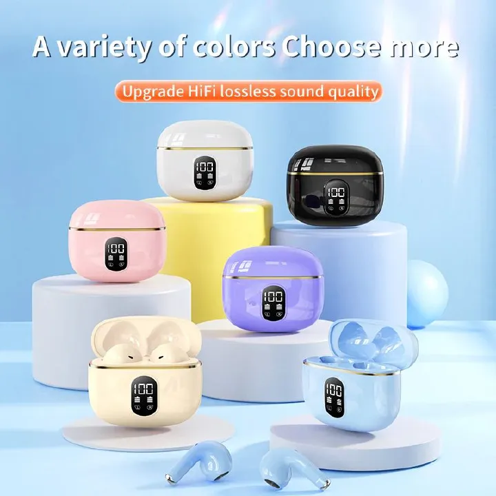 New X87 Bluetooth 5.3 Earphones Wireless Headphones Touch Control Gaming Headsets HIFI Stereo Noise Reduction Earbuds With Mic